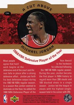 1996-97 Collector's Choice - A Cut Above: The Jordan Years #CA4 Michael Jordan Back