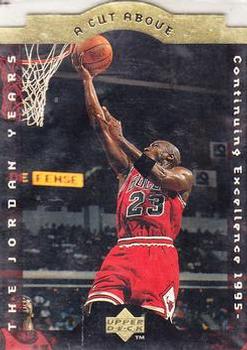 1996-97 Upper Deck A Cut Above: The Jordan Years 3x5 #CA10 Michael Jordan Front