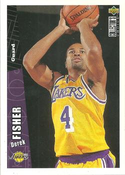 1996-97 Collector's Choice Los Angeles Lakers #LA4 Derek Fisher Front