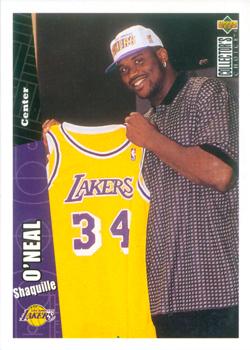 1996-97 Collector's Choice Los Angeles Lakers #LA7 Shaquille O'Neal Front