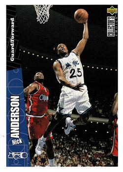 1996-97 Collector's Choice Orlando Magic #OR1 Nick Anderson Front