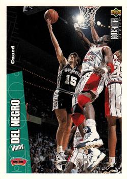 1996-97 Collector's Choice San Antonio Spurs #SA2 Vinny Del Negro Front