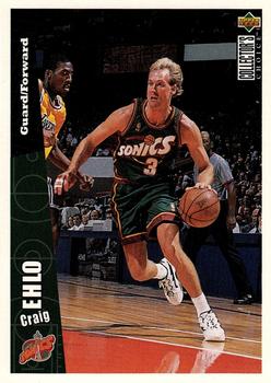 1996-97 Collector's Choice Seattle SuperSonics #ST1 Craig Ehlo Front
