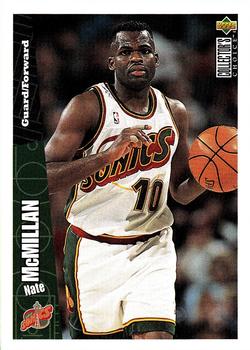 1996-97 Collector's Choice Seattle SuperSonics #ST5 Nate McMillan Front