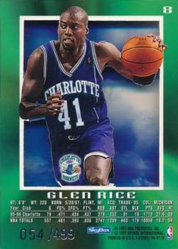 1996-97 E-X2000 - Credentials #8 Glen Rice Back
