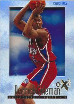1996-97 E-X2000 - Credentials #52 Derrick Coleman Front