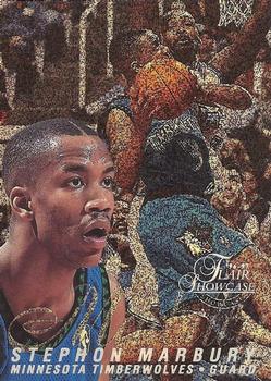 1996-97 Flair Showcase - Flair Showcase Row 0 (Showcase) #11 Stephon Marbury Front