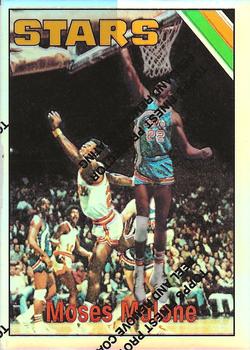 1996-97 Topps - Finest Reprints Refractor #27 Moses Malone Front