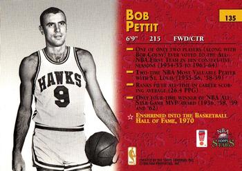 1996-97 Topps Stars #135 Bob Pettit Back