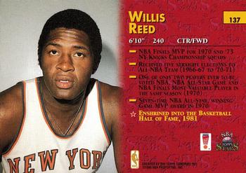 1996-97 Topps Stars #137 Willis Reed Back
