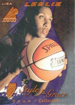 1997 Pinnacle Inside WNBA - Court Collection #73 Lisa Leslie Front