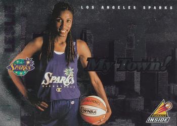 1997 Pinnacle Inside WNBA - My Town #1 Lisa Leslie Front