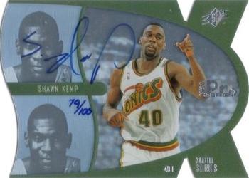 1997 SPx - ProMotion Autographs #4 Shawn Kemp Front