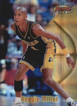 1997-98 Bowman's Best - Atomic Refractors #9 Reggie Miller Front