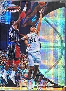 1997-98 Bowman's Best - Atomic Refractors #106 Tim Duncan Front