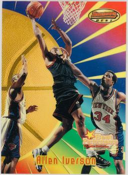 1997-98 Bowman's Best - Refractors #98 Allen Iverson Front