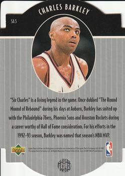 1997-98 Collector's Choice - Star Attractions #SA5 Charles Barkley Back