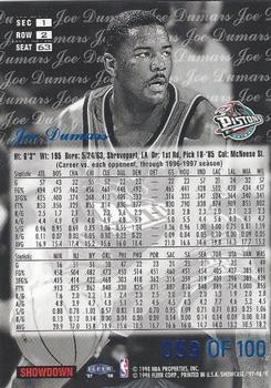 1997-98 Flair Showcase - Legacy Collection Row 2 #63 Joe Dumars Back