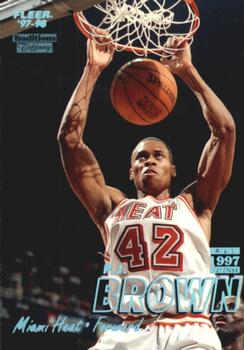 1997-98 Fleer - Traditions Tiffany #182 P.J. Brown Front