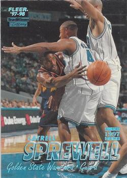 1997-98 Fleer - Traditions Tiffany #251 Latrell Sprewell Front