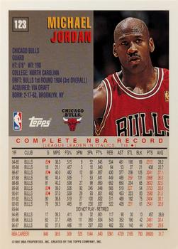 1997-98 Topps - O-Pee-Chee #123 Michael Jordan Back