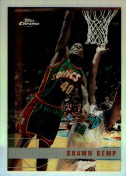 1997-98 Topps Chrome - Refractors #92 Shawn Kemp Front