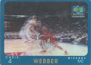 1997-98 Upper Deck Diamond Vision - Signature Moves #S29 Chris Webber Front