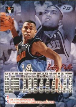 1996-97 Ultra - Platinum Medallion #P-22 Bobby Phills Back