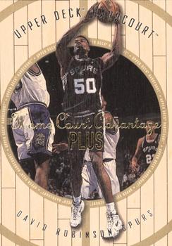 1998 Upper Deck Hardcourt - Home Court Advantage Plus #5 David Robinson Front