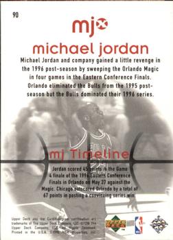 1998 Upper Deck MJx #90 Michael Jordan Back