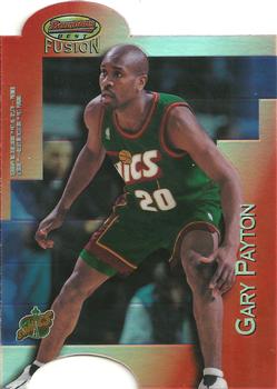 1998-99 Bowman's Best - Mirror Image Refractors #MI2 Gary Payton / Damon Stoudamire Front