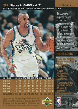 1996-97 Upper Deck #213 Stacey Augmon Back