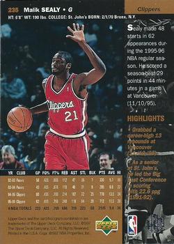 1996-97 Upper Deck Malik Sealy #235