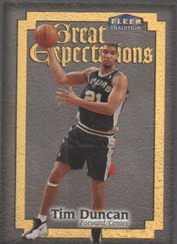 1998-99 Fleer Tradition - Great Expectations #4 GE Tim Duncan Front
