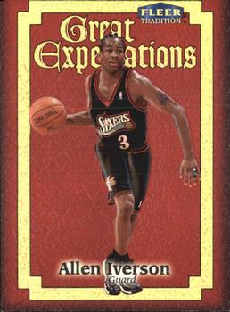 1998-99 Fleer Tradition - Great Expectations #7 GE Allen Iverson Front