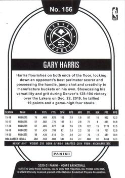 2020-21 Hoops - Blue #156 Gary Harris Back