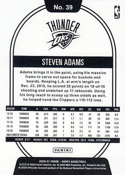 2020-21 Hoops - Green Explosion #39 Steven Adams Back