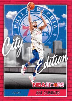 2020-21 Hoops - City Edition #23 Ben Simmons Front