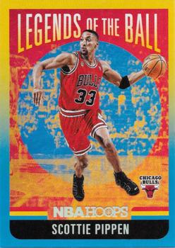 2020-21 Hoops - Legends of the Ball #1 Scottie Pippen Front