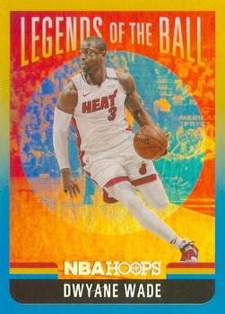 2020-21 Hoops - Legends of the Ball #4 Dwyane Wade Front