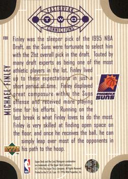 1996-97 Upper Deck - Fast Break Connections #FB11 Michael Finley Back