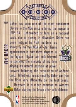 1996-97 Upper Deck - Fast Break Connections #FB27 Vin Baker Back