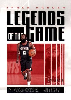 2020-21 Hoops - Legends of the Game #66 James Harden Front