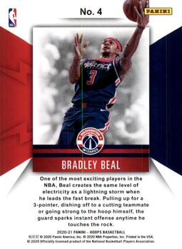 2020-21 Hoops - Spark Plugs #4 Bradley Beal Back