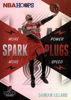 2020-21 Hoops - Spark Plugs #7 Damian Lillard Front