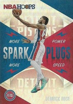 2020-21 Hoops - Spark Plugs #10 Derrick Rose Front