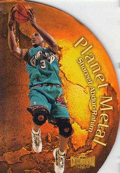 1998-99 Metal Universe - Planet Metal #15 PM Shareef Abdur-Rahim Front