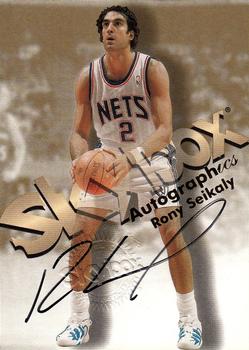 1998-99 SkyBox Premium - Autographics #NNO Rony Seikaly Front