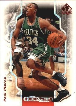 1998-99 SP Authentic - NBA 2K #2K10 Paul Pierce Front