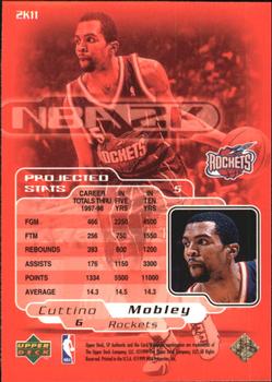 1998-99 SP Authentic - NBA 2K #2K11 Cuttino Mobley Back